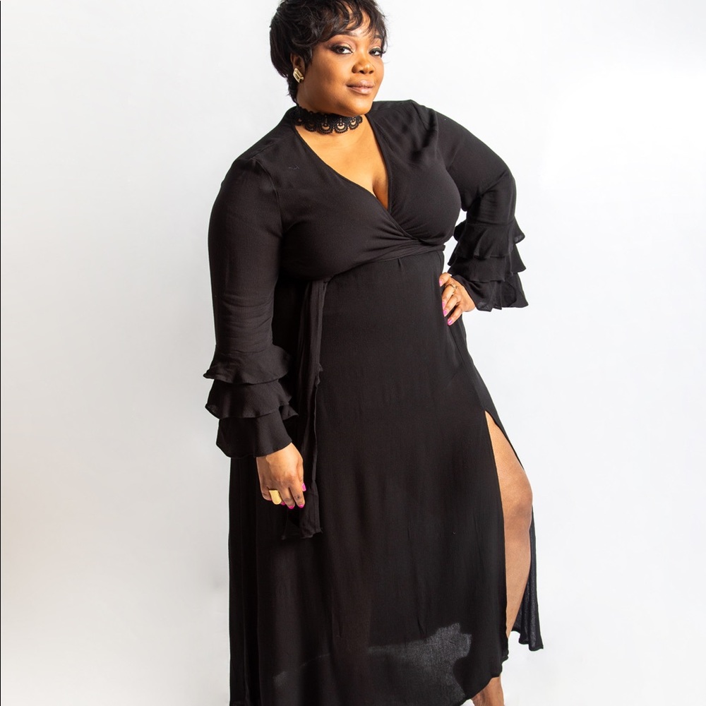 Natalia Plus Size Maxi Skirt Set